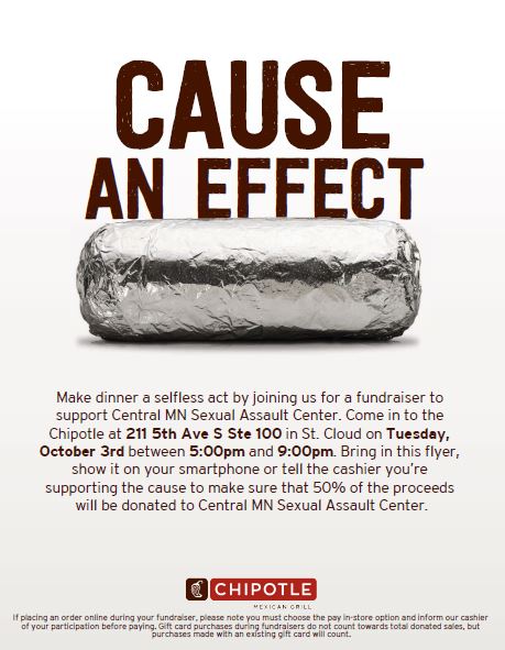 CMSAC Chipotle Fundraiser