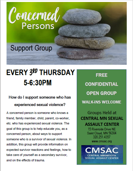 NEW Concerned Person Support Group Flyer