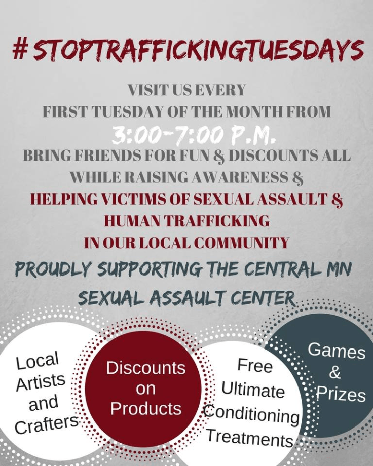 #StopTraffickingTuesdays Shear Flyer